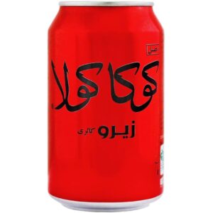 نوشابه قوطی زیرو کوکا